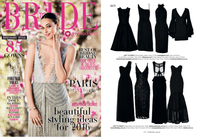 SS16 - Bride To Be Magazine November 2015