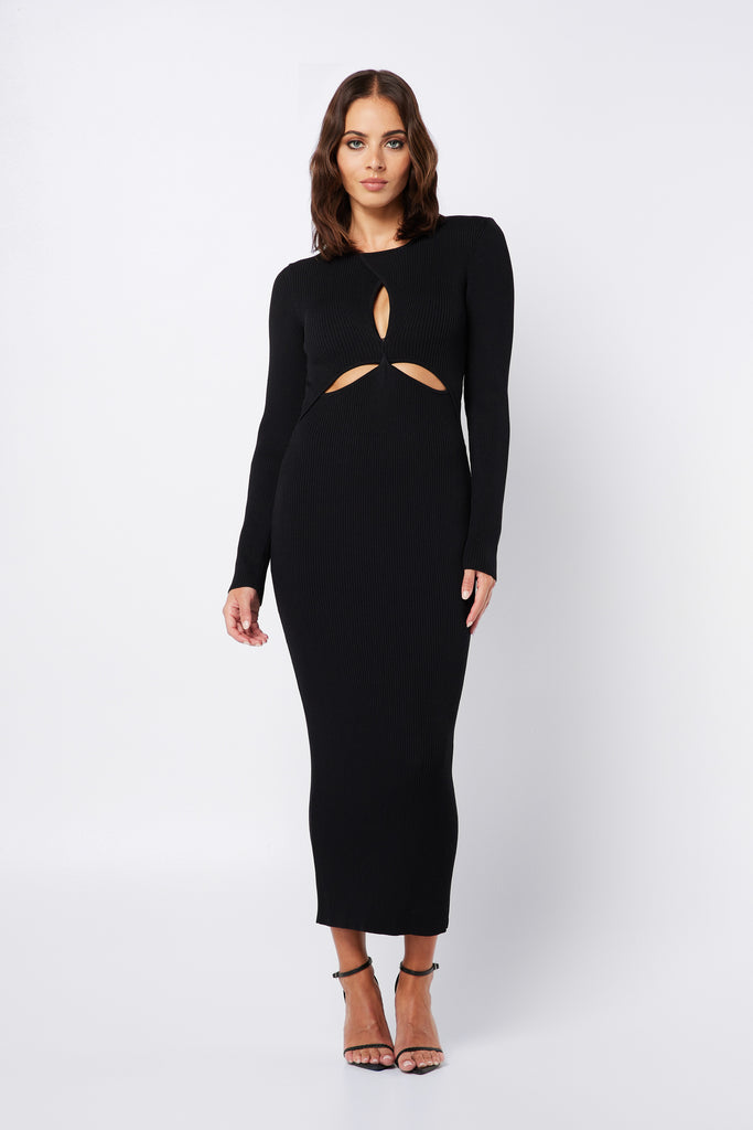 Enigma Knit Midi Dress