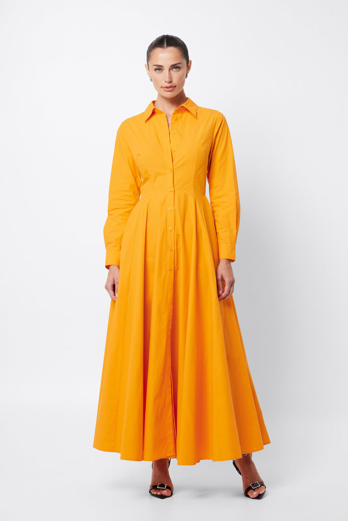Fixation Maxi Shirt Dress
