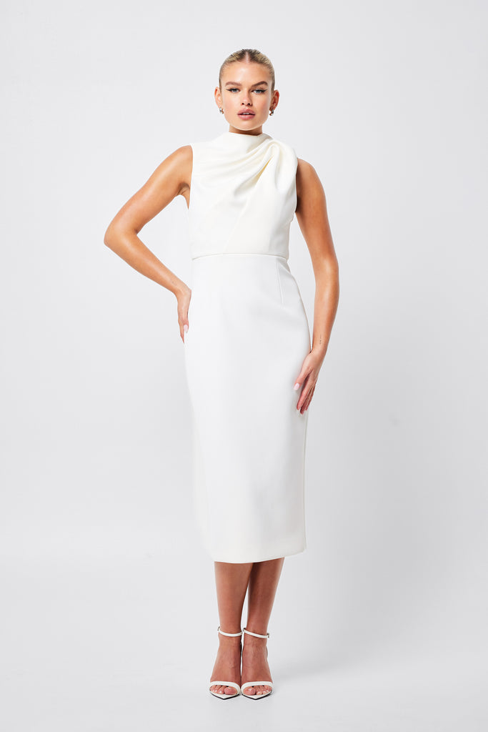 The Edge Of Glory Midi Dress