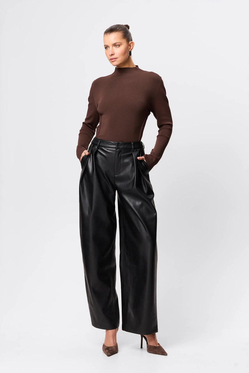 Fairfax Pleated Wide Leg Trouser