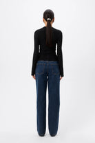 Lure Mesh Top - Mossman | Black Textured Long Sleeve Fitted Tee | Image 9