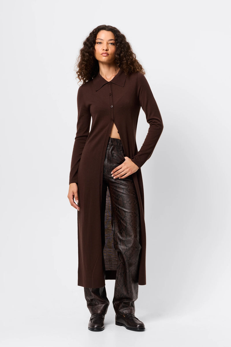 Maine Longline Merino Cardigan