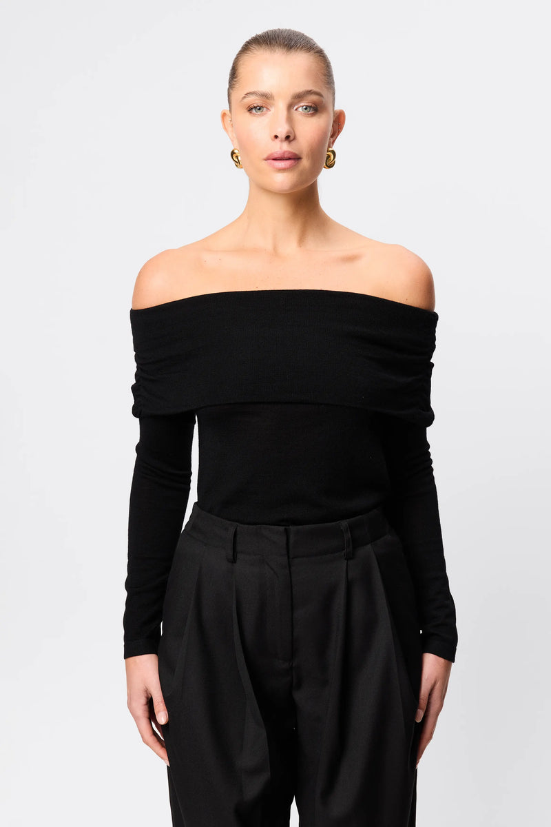 Maine Off Shoulder Merino Top