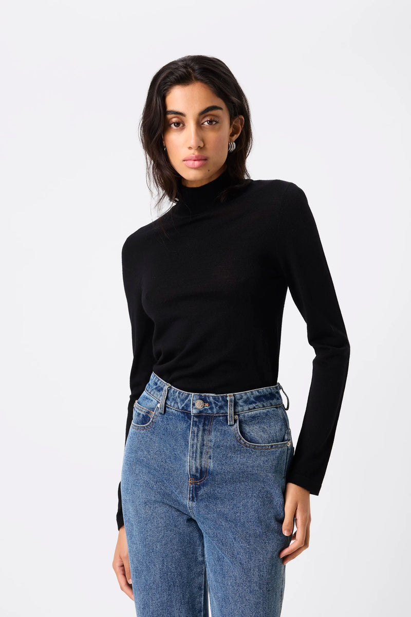 Maine Turtleneck Merino Top