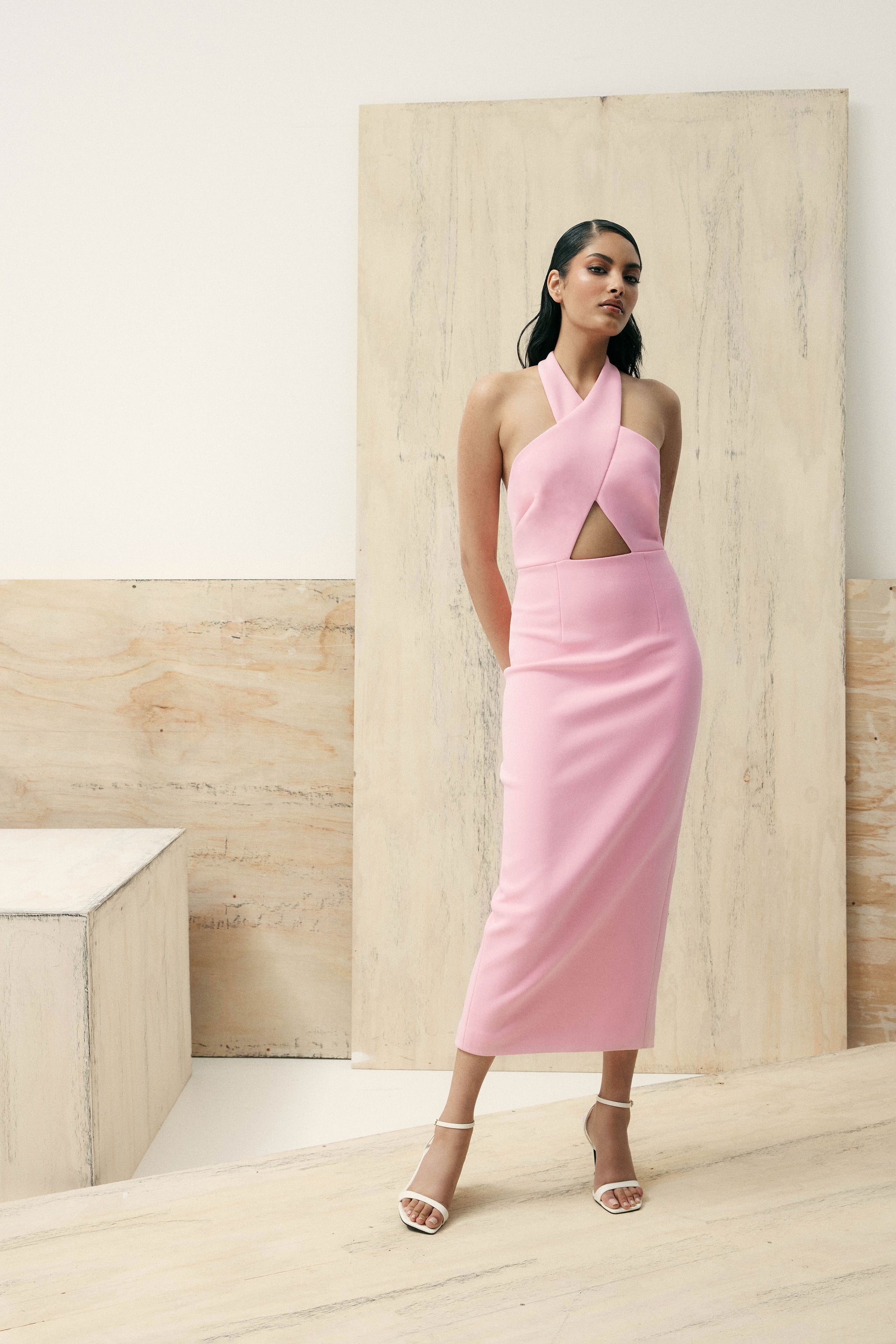 State Of Mind Midi Dress Mossman