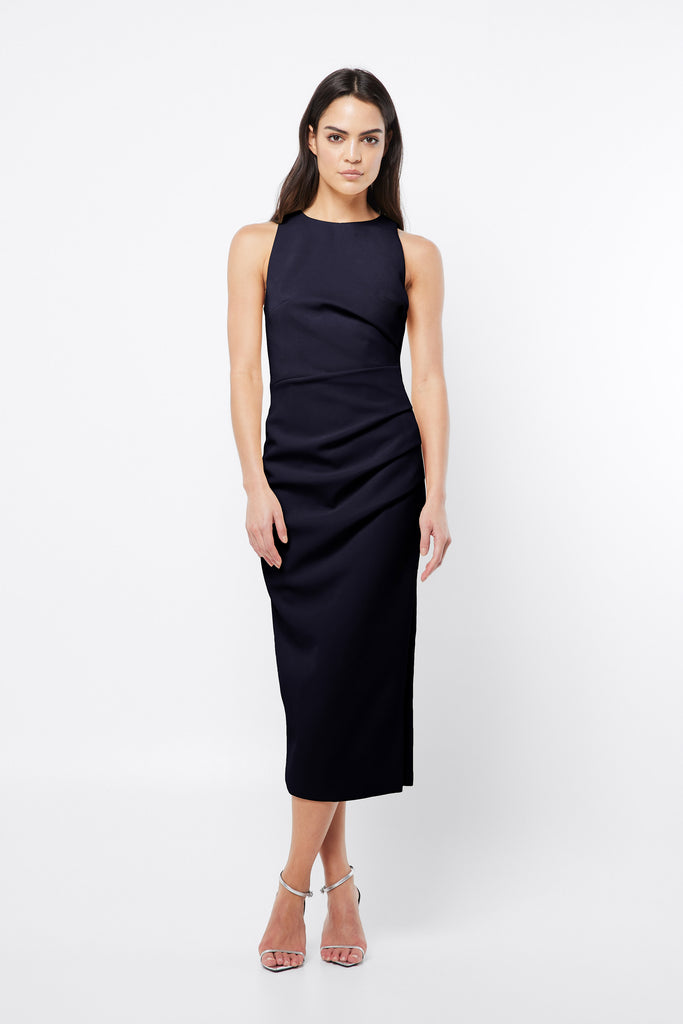 Splendour Tuck Midi Dress